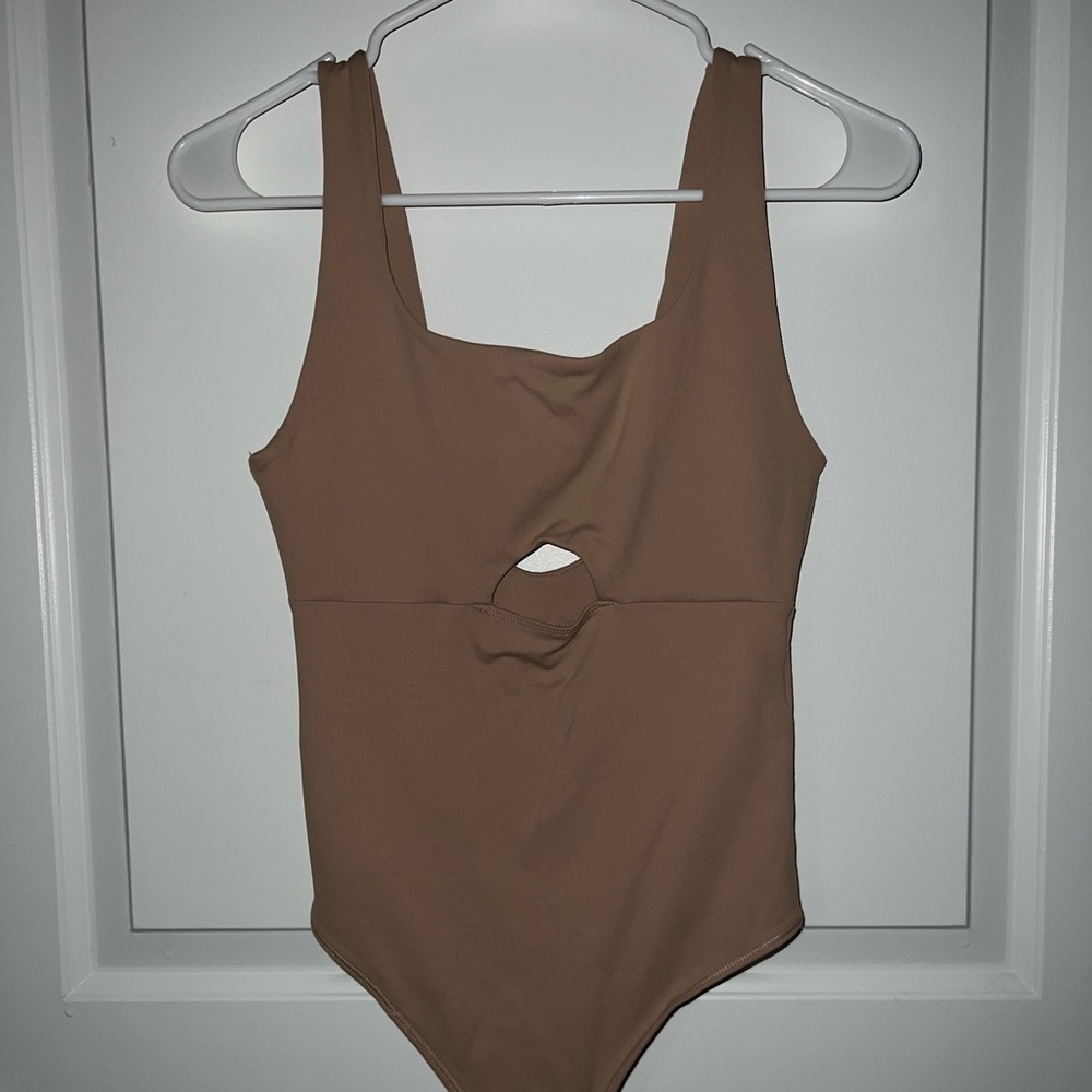 NWT tan bodysuit